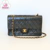 【リユース品】 シャネル CHANEL バッグ ショルダーバッグ マトラッセ Wフラップ チェーンショルダーバッグ A01112 ブラック/ゴールド金具 【お取り寄せ】