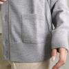 メゾンキツネ MAISON KITSUNE ユニセックス メンズ レディース ウールカーディガン トリコロールフォックス FU00501KT1036 グレー