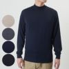 ジョンスメドレー JOHN SMEDLEY メンズ モックネックセーター HARCOURT ハーコート ニット 30ゲージ エクストラファインメリノウール