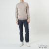 ジョンスメドレー JOHN SMEDLEY メンズ モックネックセーター HARCOURT ハーコート ニット 30ゲージ エクストラファインメリノウール