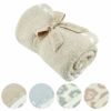 ベアフットドリームス BAREFOOT DREAMS ベビーブランケット レオパード ベビーブランケット COZYCHIC SCALLOPED RECEIVING BLANKET/COZYCHIC BITW BABY BLANKET B551/B683 81×73(cm)