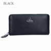  ヴィヴィアンウエストウッド VIVIENNE WESTWOOD 長財布 RE-VEGAN GRAIN リヴィーガン 51050023 S000D GRAIN ZIP ROUND WALLET