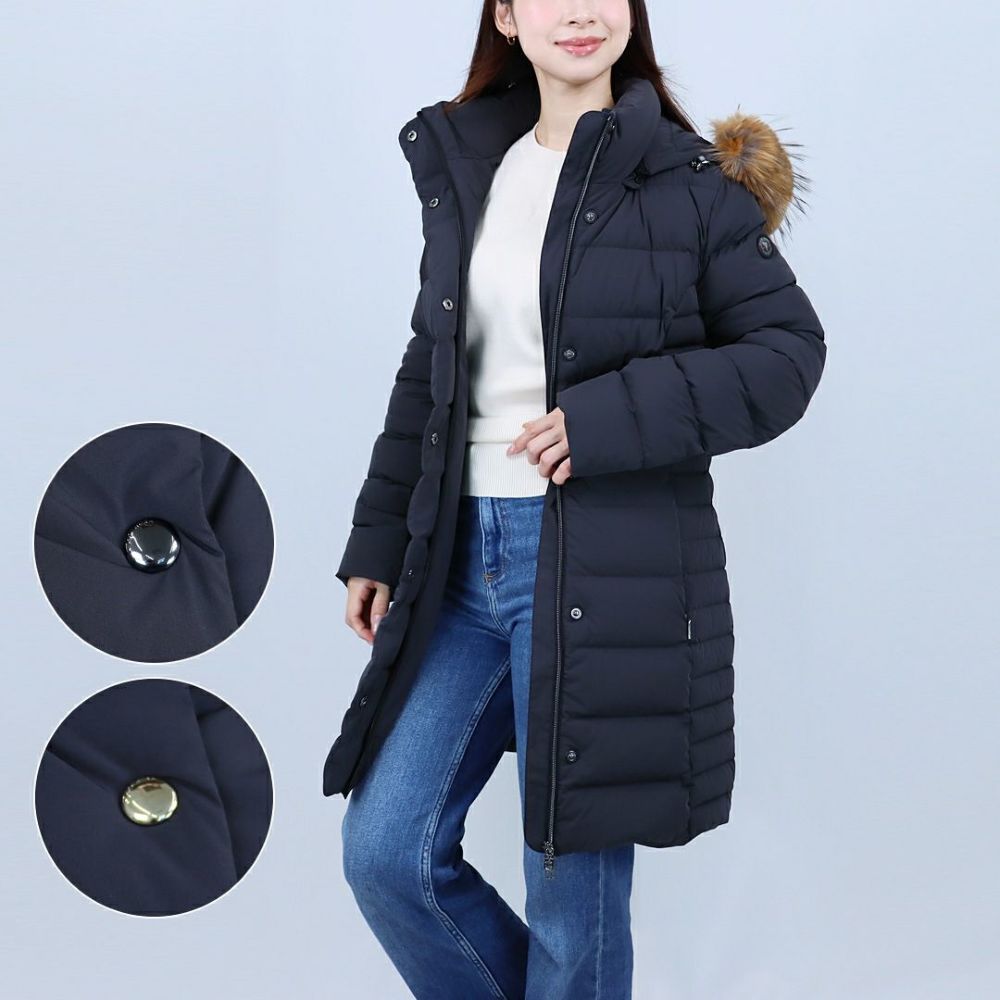 ケープホーン CAPE HORN レディーズ ダウンコート 52574 QUINA MURMASKY キナ ムルマスキー ブラック