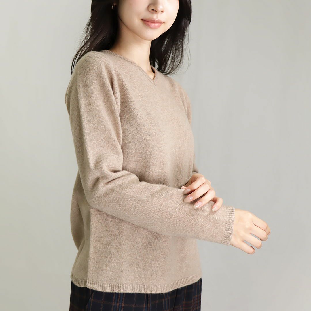 エス マックスマーラ S MAX MARA レディース ニット セーター Vネック QUINTO ベージュ