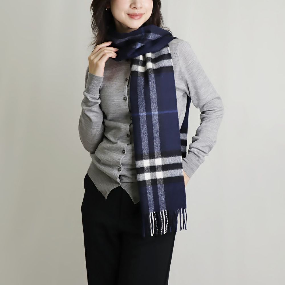 BURBERRY バーバリー GIANT CHECK CASHMERE SCARF GIANT ICON カラー11 ...