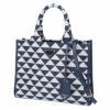 プラダ PRADA 2WAYバッグ TRIANGOLO JACQU プラダ シンボル エンブロイダリー スモール 1BA354 2FKL OOM