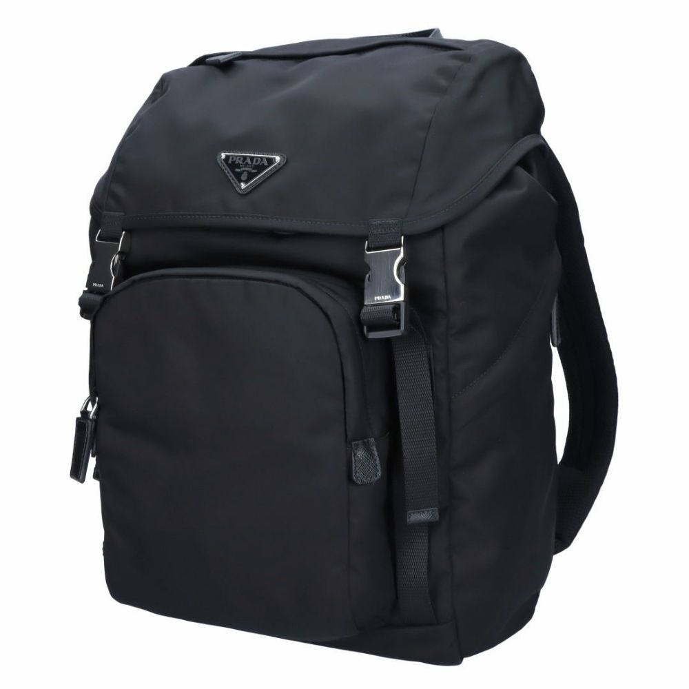 プラダ PRADA リュックサック バックパック TESSUTO RE-NYLON 2VZ135 2DMG HCL ブラック