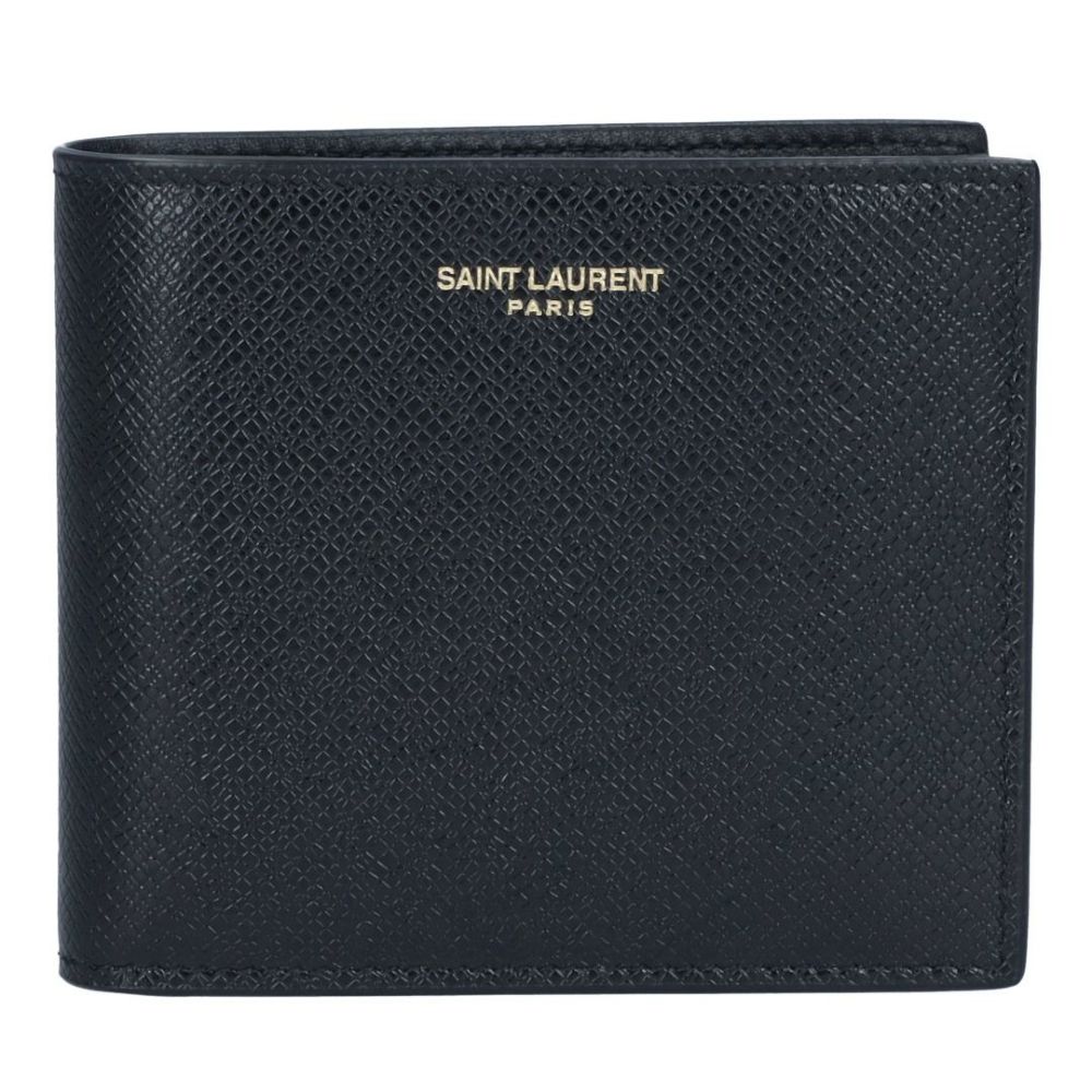 サンローランパリ SAINT LAURENT PARIS メンズ 折財布 二つ折り財布 小銭入れ付き 396303 H3Z2W ブラック