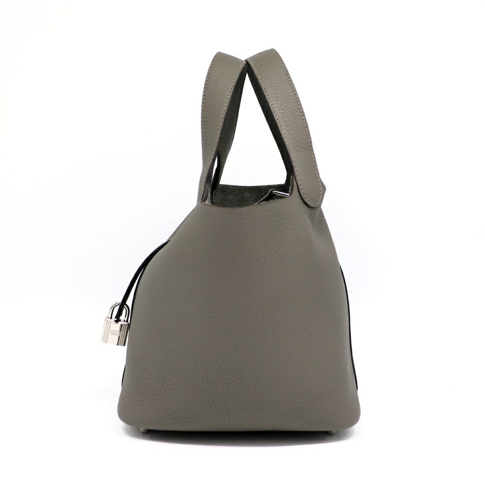 【リユース品】 エルメス HERMES バッグ ハンドバッグ ピコタンロックPM グリメイヤー/シルバー金具 【お取り寄せ】