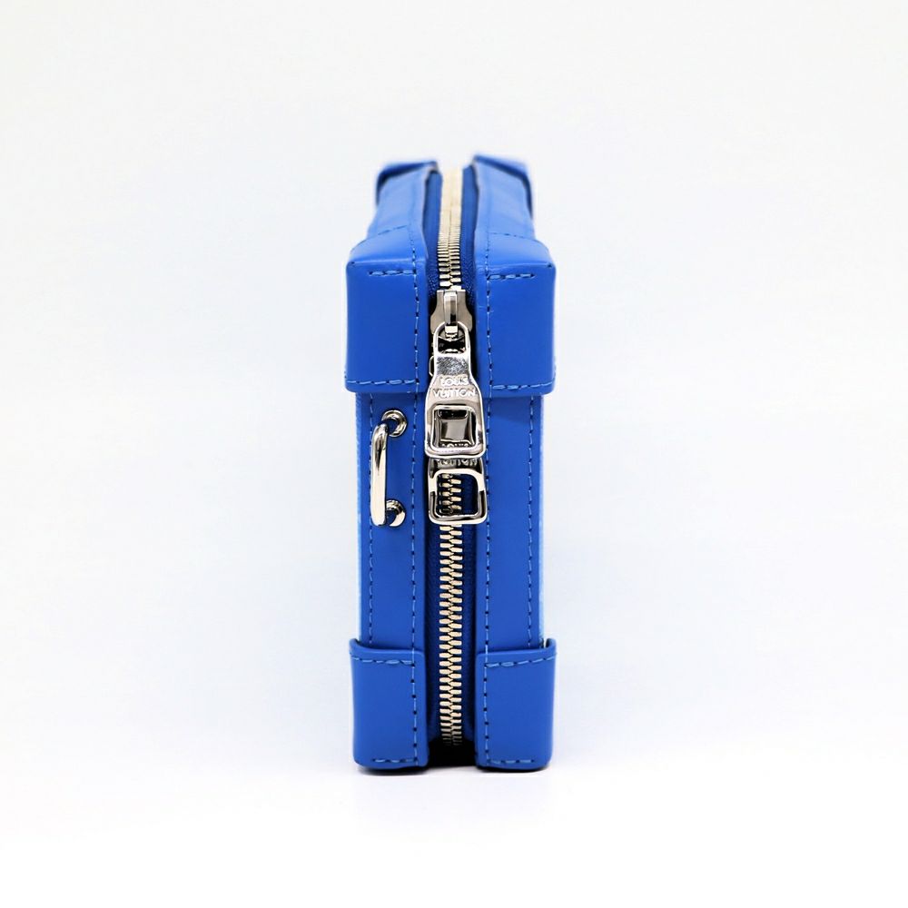 【リユース品】 ルイヴィトン LOUIS VUITTON バッグ ショルダーバッグ ソフトトランク M45432 ブルー/シルバー金具 【お取り寄せ】