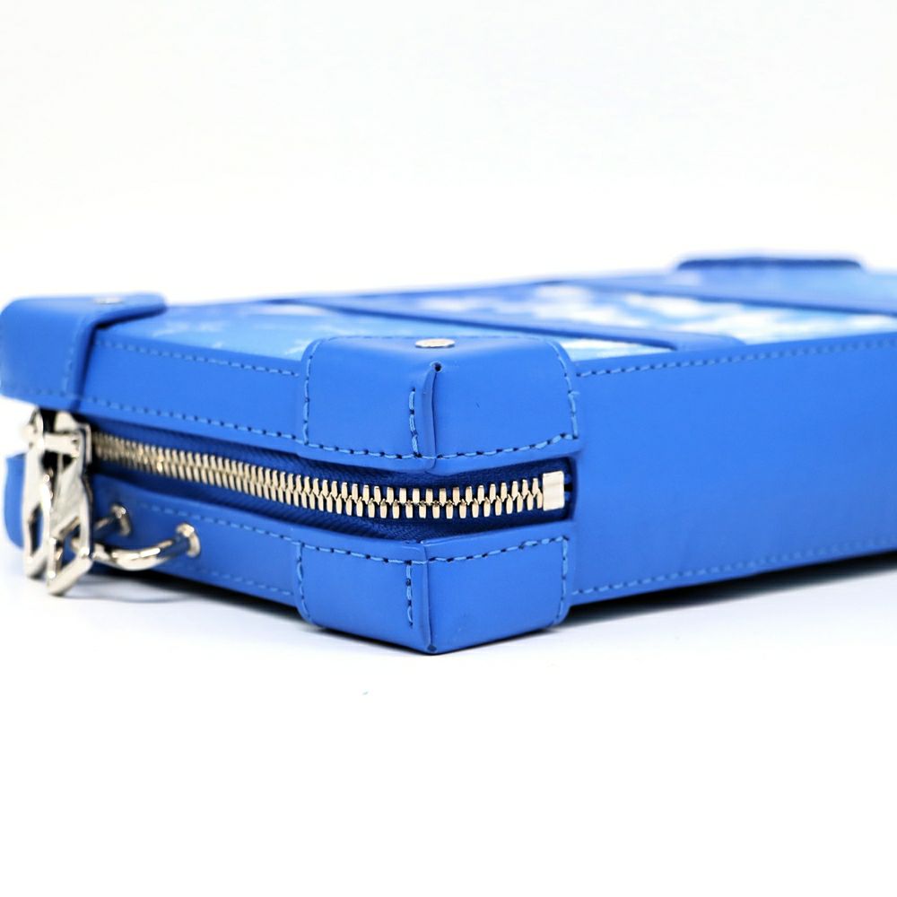 【リユース品】 ルイヴィトン LOUIS VUITTON バッグ ショルダーバッグ ソフトトランク M45432 ブルー/シルバー金具 【お取り寄せ】