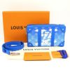 【リユース品】 ルイヴィトン LOUIS VUITTON バッグ ショルダーバッグ ソフトトランク M45432 ブルー/シルバー金具 【お取り寄せ】