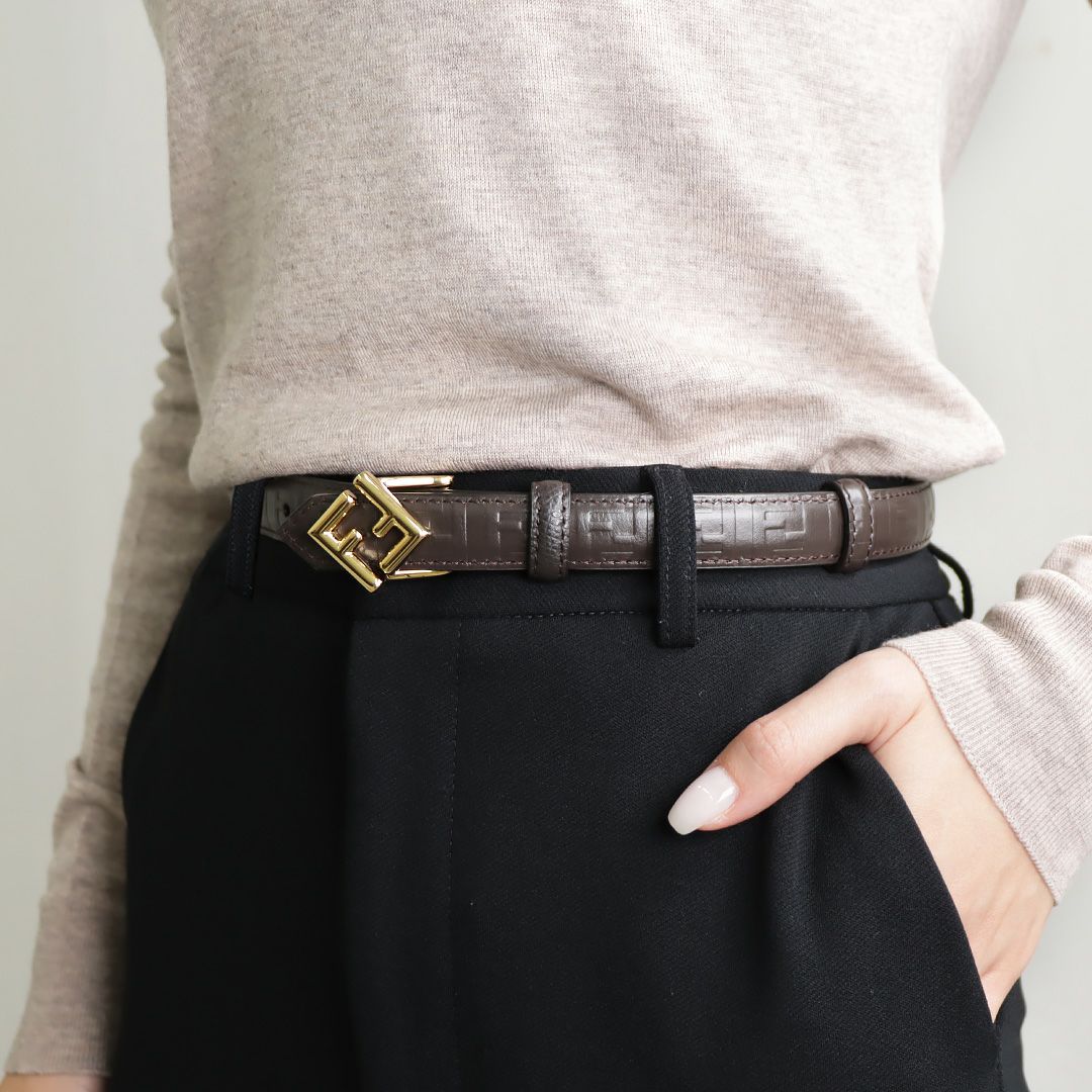 フェンディ FENDI レディースベルト FFダイヤモンド 8C0687 ANH8 F1MB6 