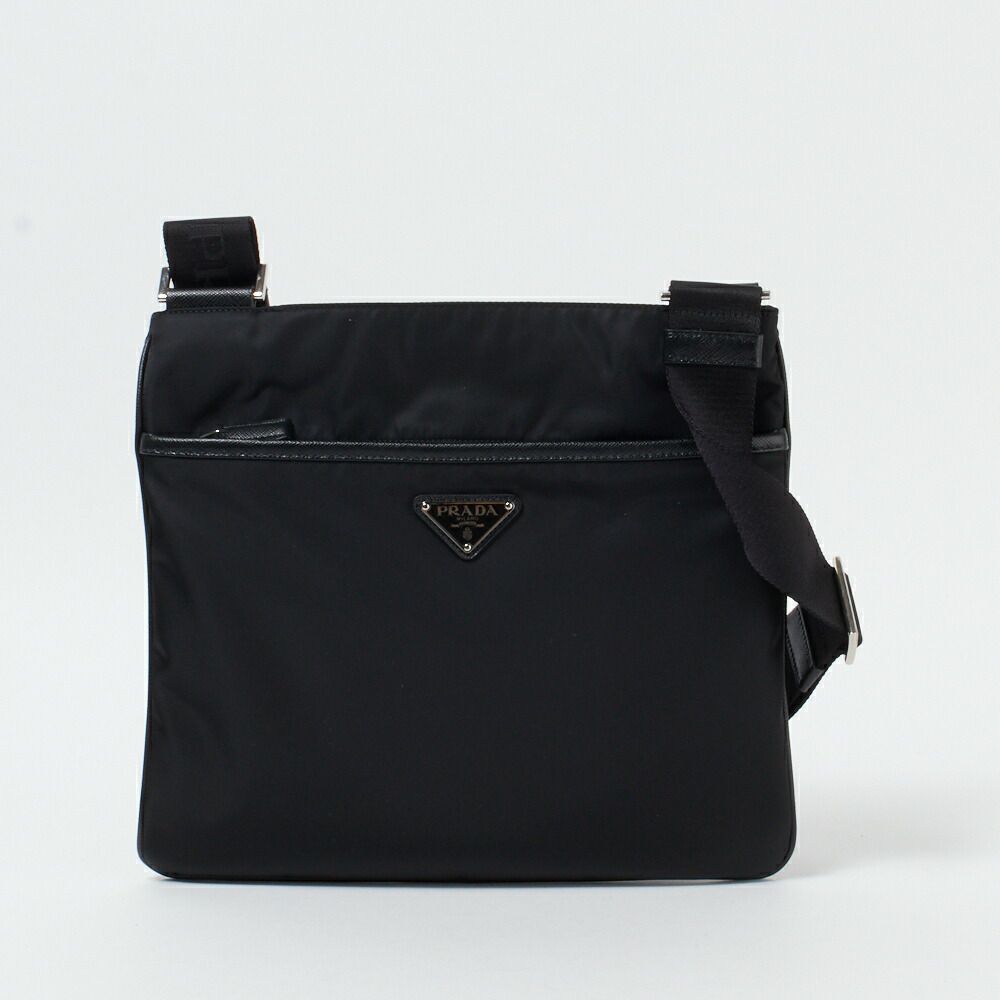 プラダ ショルダーバッグ 【TESSUTO+SAFFIAN】 2VH053 2DMH ブラック(F0002 NERO) PRADA