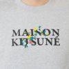 メゾンキツネ MAISON KITSUNE メンズ トレーナー スウェット FLOWERS COMFORT SWEATSHIRT LM00308KM0307 グレー