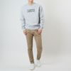 メゾンキツネ MAISON KITSUNE メンズ トレーナー スウェット FLOWERS COMFORT SWEATSHIRT LM00308KM0307 グレー