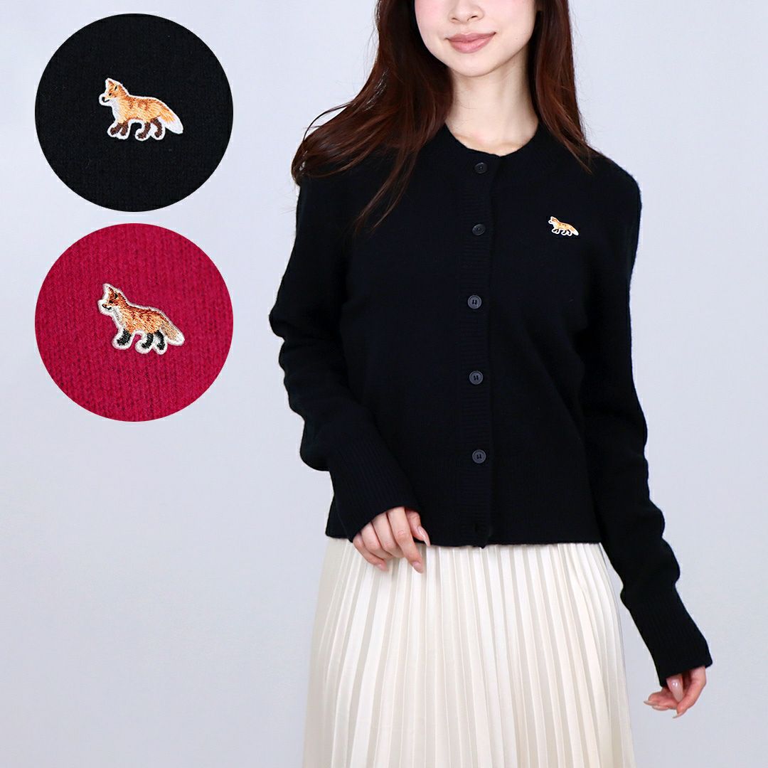 メゾンキツネ MAISON KITSUNE レディース クルーネックニット ベイビー 