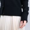メゾンキツネ MAISON KITSUNE レディース クルーネックニット ベイビーフォックスパッチフィッティドカーディガン LW00508KT1006 ピンク