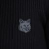 メゾンキツネ MAISON KITSUNE レディース ニット ボールドファックスヘッドパッチファインリブタートルネック LW00806KT1091 ブラック