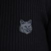 メゾンキツネ MAISON KITSUNE レディース ニット ボールドファックスヘッドパッチファインリブタートルネック LW00806KT1091 ブラック