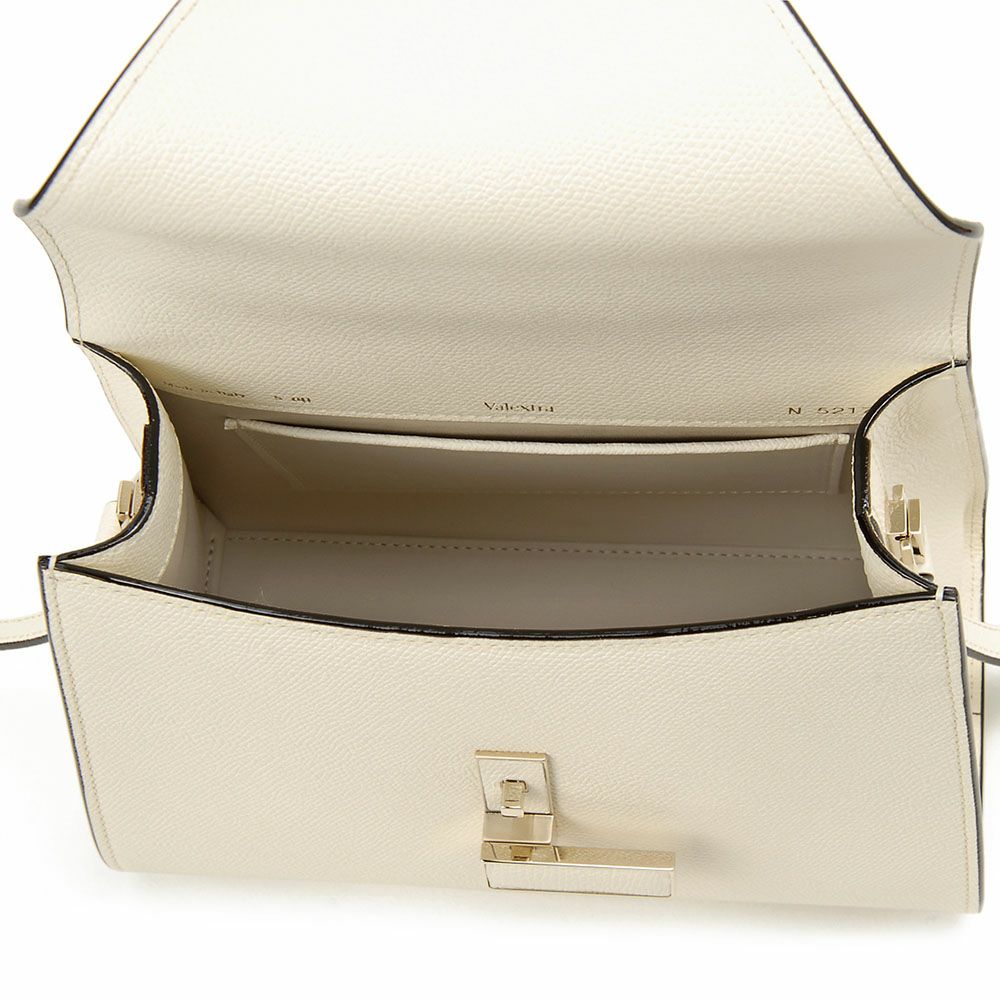 ヴァレクストラ VALEXTRA 2WAYバッグ イジィデ WBES00360 28 LOC 99WW (V5E36 028 000W OC) ホワイト ミニ