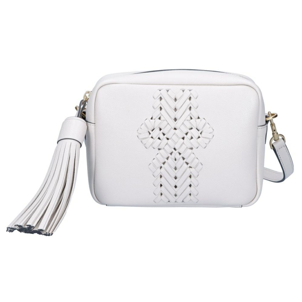 アニヤハインドマーチ ANYA HINDMARCH ショルダーバッグ NEESON TASSEL CROSS BODY ニーソンタッセルクロスボディ 172851 ホワイト