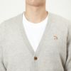 メゾンキツネ MAISON KITSUNE メンズ カーディガン ベイビーフォックスパッチ LM00507KT1006 グレー