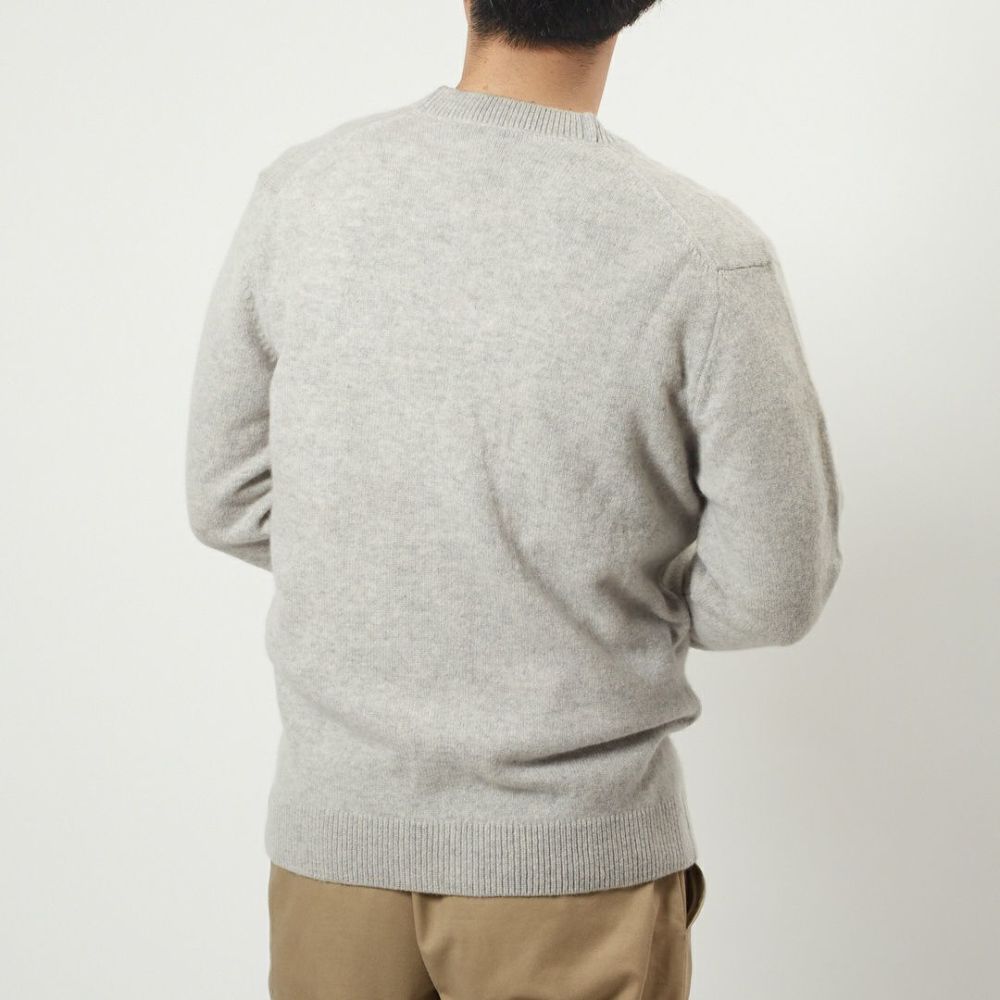 メゾンキツネ MAISON KITSUNE メンズ カーディガン ベイビーフォックスパッチ LM00507KT1006 グレー