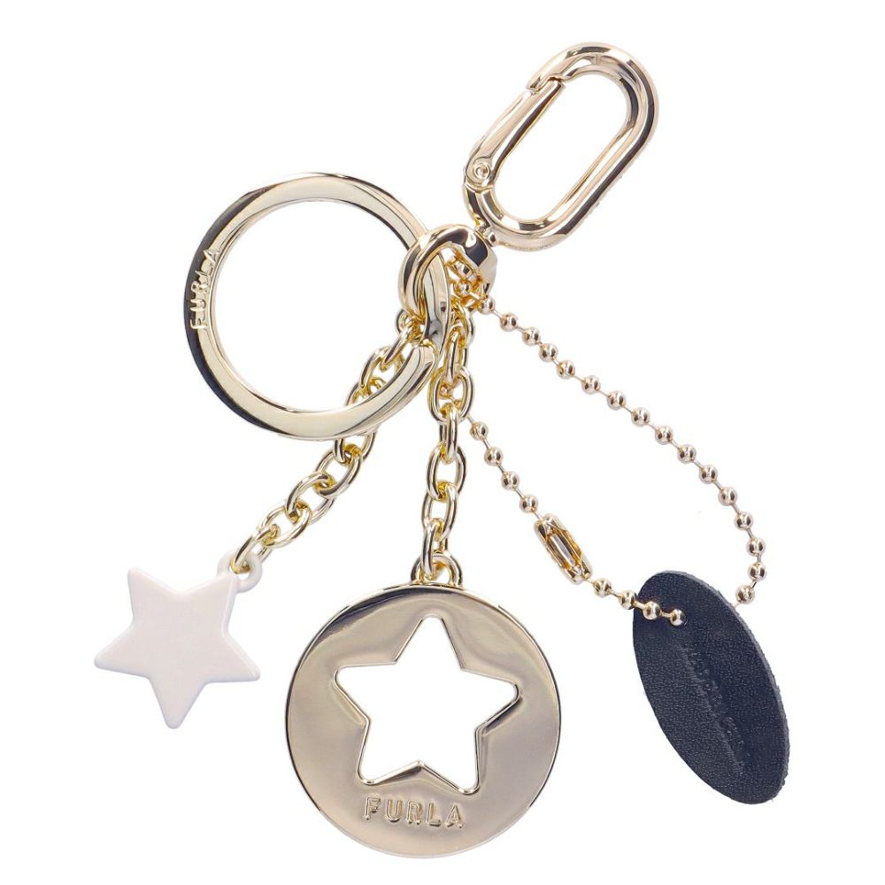 フルラ FURLA キーリング キーホルダー FURLA CRYSTAL フルラクリスタル KEYRING STAR WR00481 MT0000 ゴールド