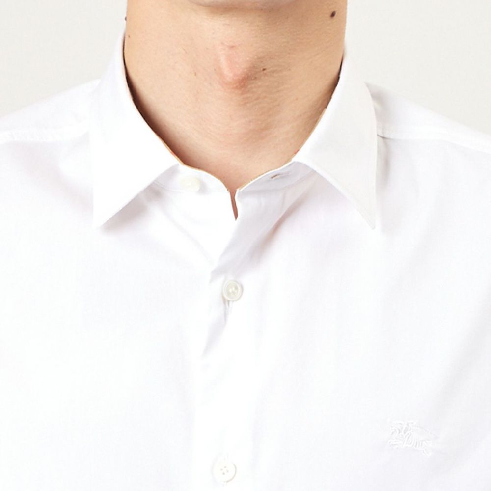 バーバリー BURBERRY メンズ 長袖シャツ SHERFIELD 8071465 ホワイト
