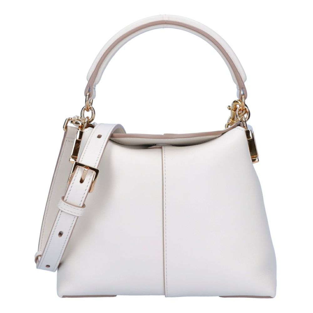 トッズ TOD’S 2WAYバッグ ミニバッグ Tケース XBWTSTO0000 XPR ホワイト レザーメッセンジャートートバッグ マイクロ