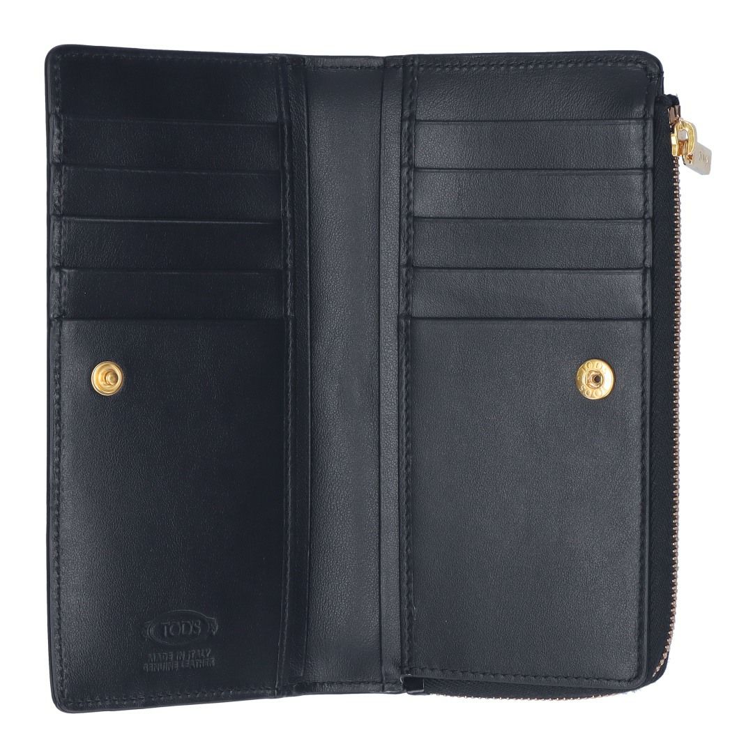 トッズ TOD’S 長財布 Ｔタイムレス XAWTSKBS400KET B999 ブラック