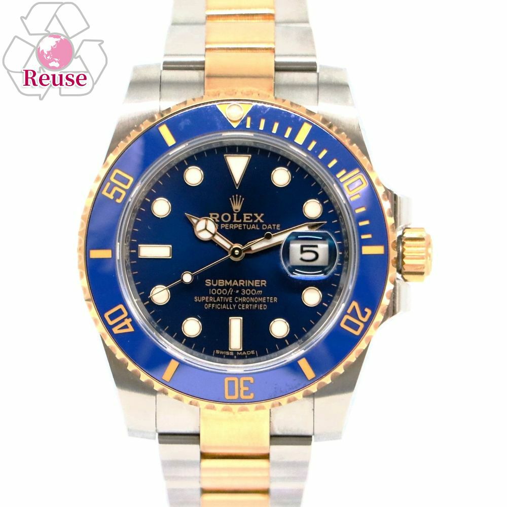 【リユース品】 ロレックス ROLEX 時計 メンズウォッチ サブマリーナ デイト 116613LB 文字盤/ブルー系 【お取り寄せ】