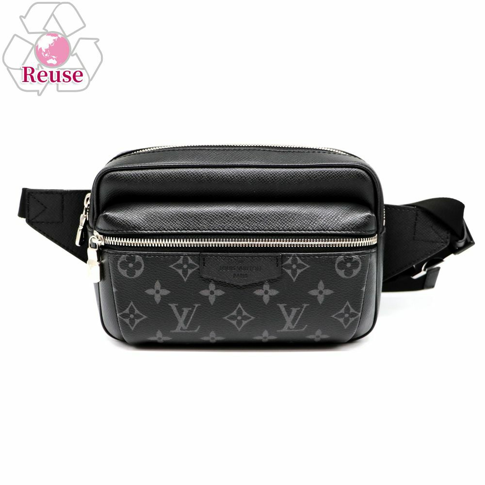 【リユース品】 ルイヴィトン LOUIS VUITTON バッグ ボディバッグ バムバッグ アウトドア M30245 ブラック系/シルバー金具 【お取り寄せ】