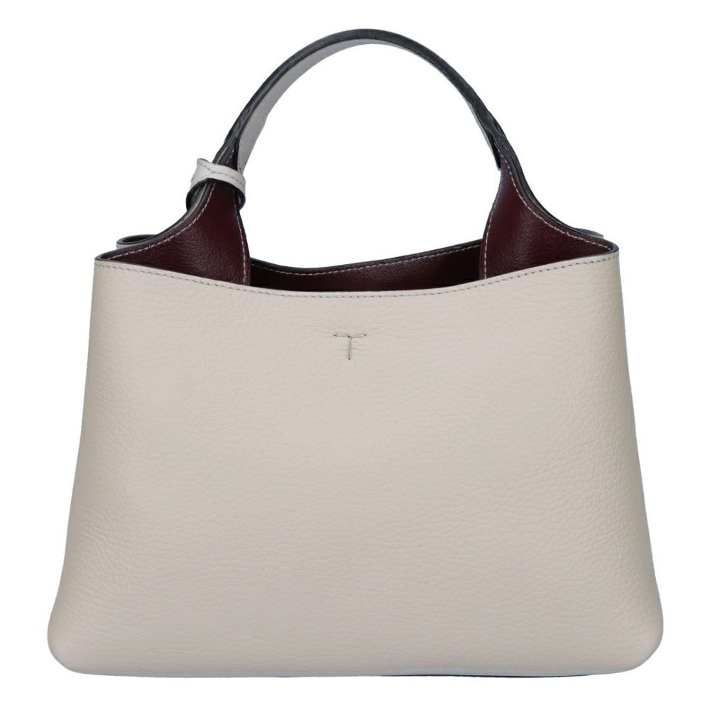 トッズ TOD'S 2WAYバッグ Tタイムレス XBWAPAEL000 QRI 5O90 GRIGIO グレー レザーバッグ マイクロ