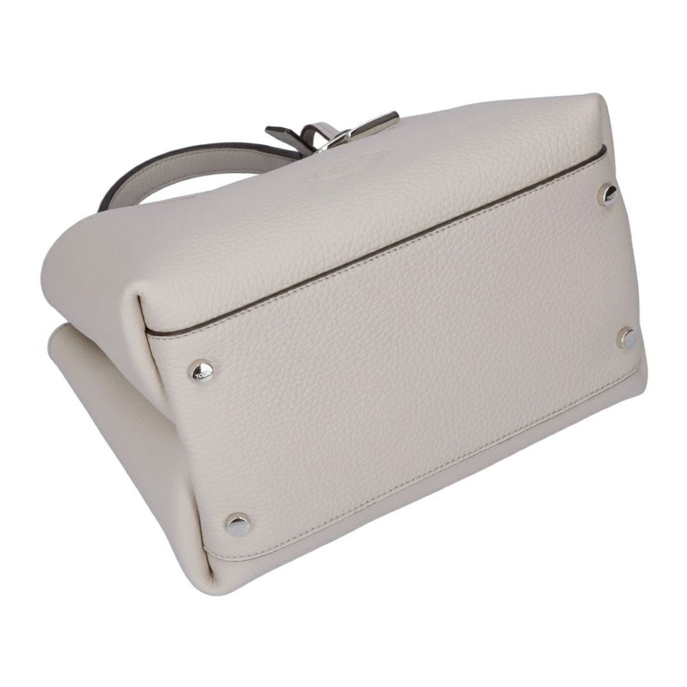 トッズ TOD'S 2WAYバッグ Tタイムレス XBWAPAEL000 QRI 5O90 GRIGIO グレー レザーバッグ マイクロ