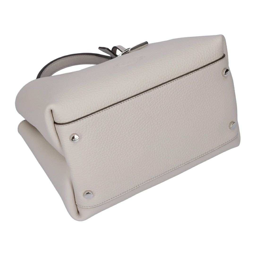 トッズ TOD'S 2WAYバッグ Tタイムレス XBWAPAEL000 QRI 5O90 GRIGIO グレー レザーバッグ マイクロ