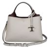 トッズ TOD'S 2WAYバッグ Tタイムレス XBWAPAEL000 QRI 5O90 GRIGIO グレー レザーバッグ マイクロ