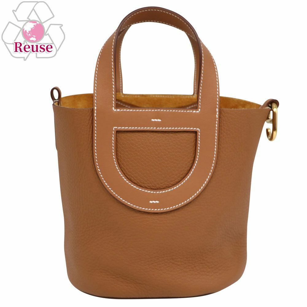 【リユース品】 エルメス HERMES バッグ ハンドバッグ イン・ザ・ループ18 ゴールド/ゴールド金具 【お取り寄せ】
