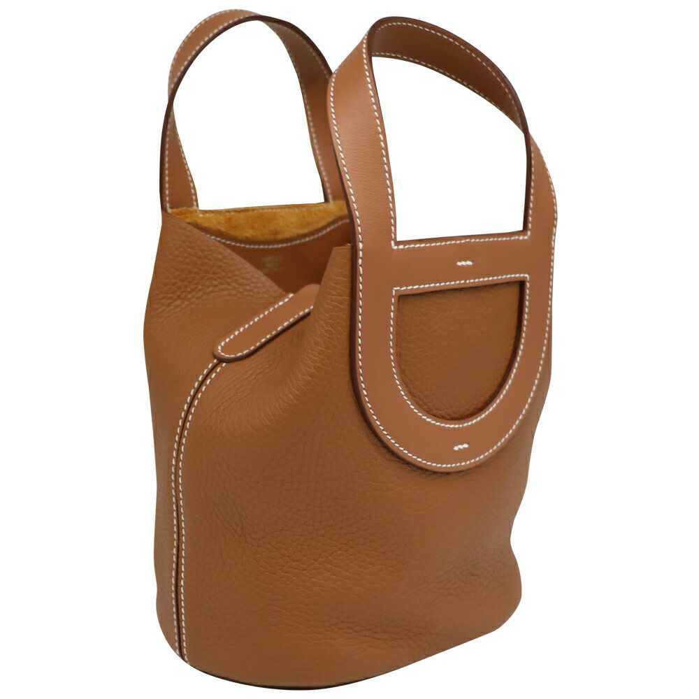 【リユース品】 エルメス HERMES バッグ ハンドバッグ イン・ザ・ループ18 ゴールド/ゴールド金具 【お取り寄せ】