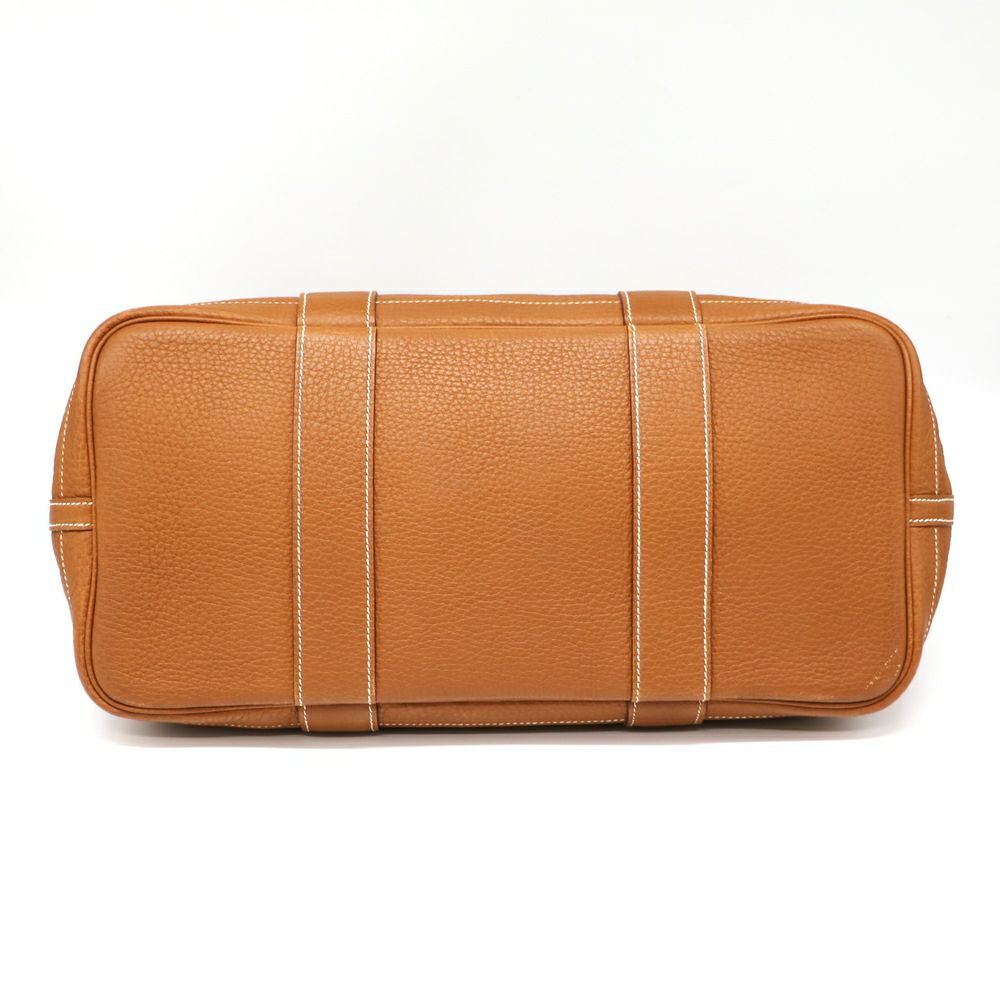 【リユース品】 エルメス HERMES バッグ ハンドバッグ ガーデンパーティ PM ゴールド 【お取り寄せ】