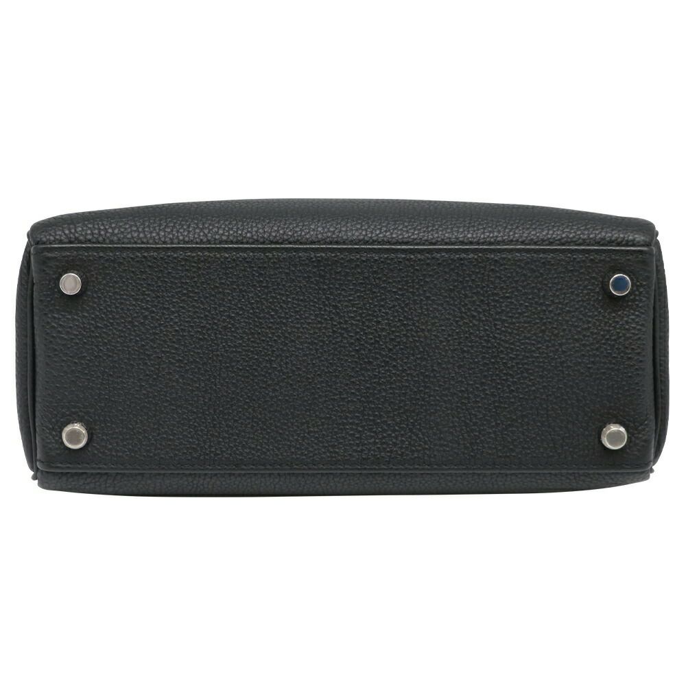 【リユース品】 エルメス HERMES バッグ ハンドバッグ ケリー25 ブラック/シルバー金具 【お取り寄せ】