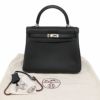 【リユース品】 エルメス HERMES バッグ ハンドバッグ ケリー25 ブラック/シルバー金具 【お取り寄せ】