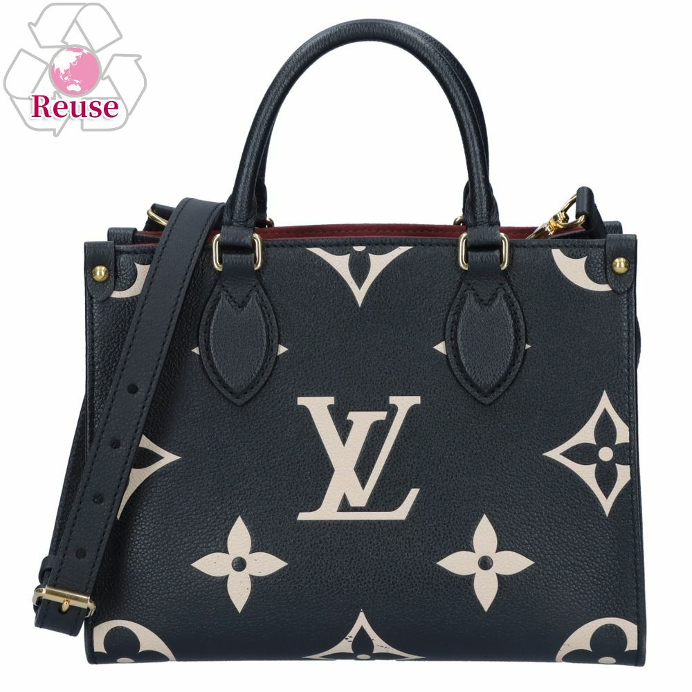 【リユース品】 ルイヴィトン LOUIS VUITTON バッグ 2WAYバッグ オンザゴーPM バイカラー アンプラント M45659 ブラック/ゴールド金具 【お取り寄せ】