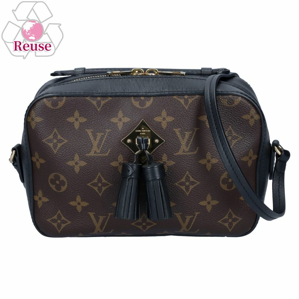 【リユース品】 ルイヴィトン LOUIS VUITTON バッグ ショルダーバッグ サントンジュ M43555 ブラウン系×ブラック/ゴールド金具 【お取り寄せ】