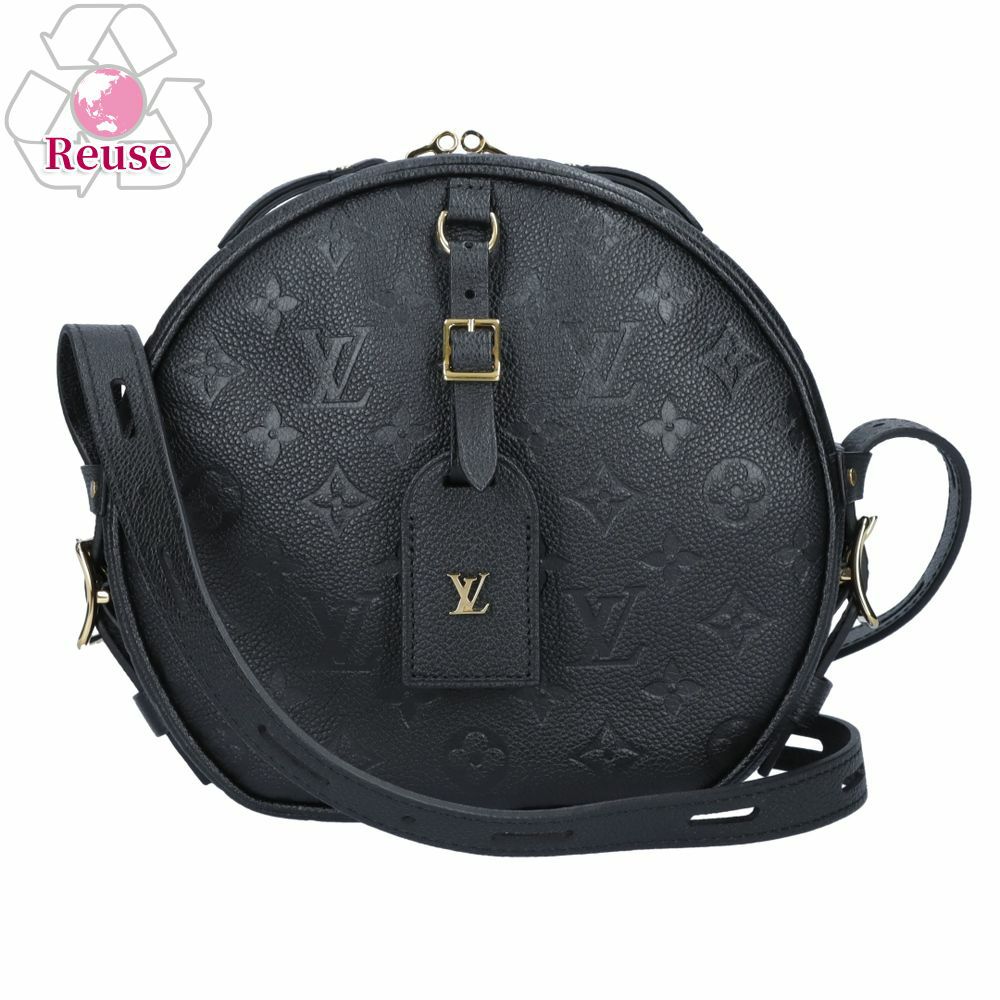 【リユース品】 ルイヴィトン LOUIS VUITTON バッグ ショルダーバッグ ボワット・シャポースープルMM M45649 ブラック/ゴールド金具 【お取り寄せ】