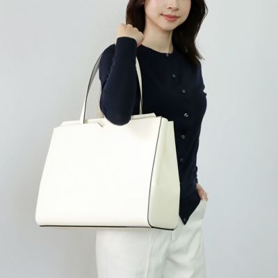 ヴァレクストラ VALEXTRA トートバッグ SHOPPING V-TOTE V-LINE