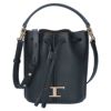 TOD’S トッズ 2WAYバッグ Tタイムレス XBWTSAQ0000 Q8E B999 BLACK バケットバッグ マイクロ