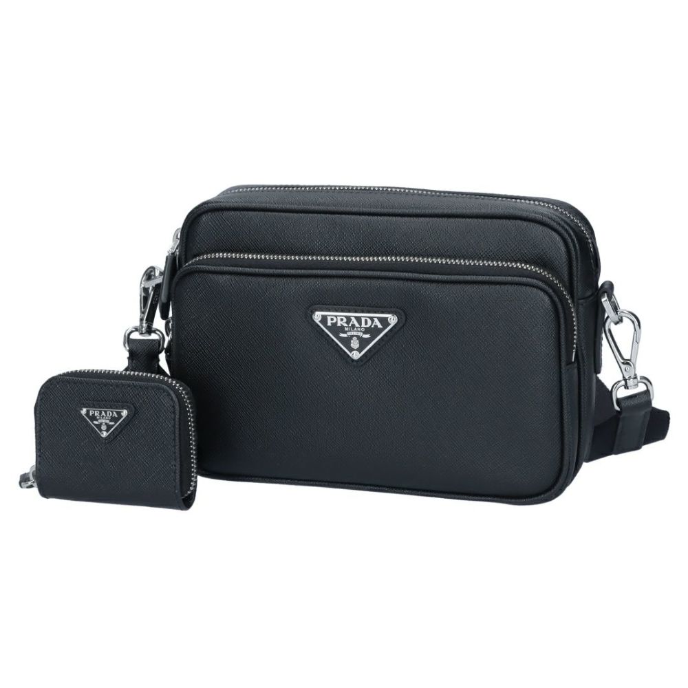 プラダ PRADA ショルダーバッグ SAFFIANO TRAVEL 2VH170 9Z2 OOO F0002 NERO