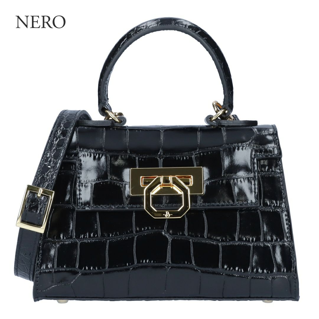 カルボッティ CARBOTTI 2WAYバッグ Licia リシア P241 Croco